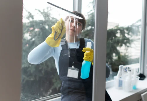 Nettoyage de vitres intérieures et extérieures à Bazelat